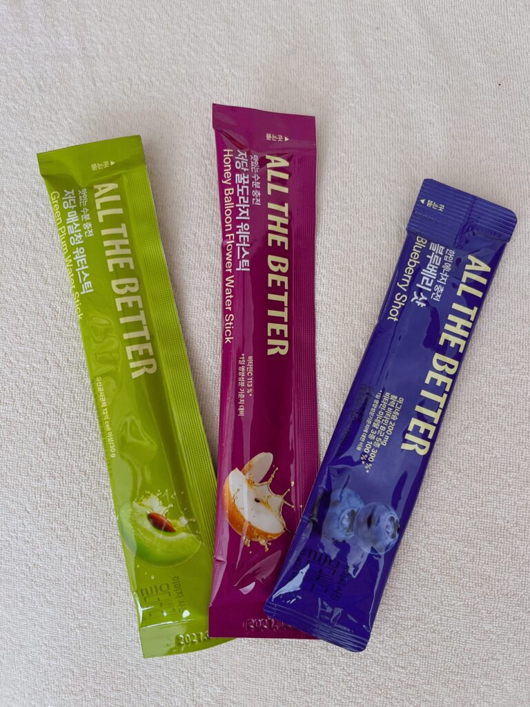 olive-better 1号店 All the Betterのスティック 「2+1」の誘惑には勝てず、ついたくさん買ってしまいました…