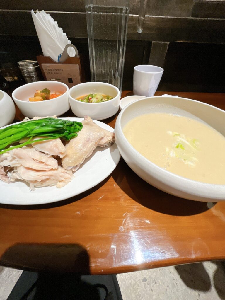 無垢屋 聖水店 北朝鮮式タッカンマリ 濃厚鶏スープ