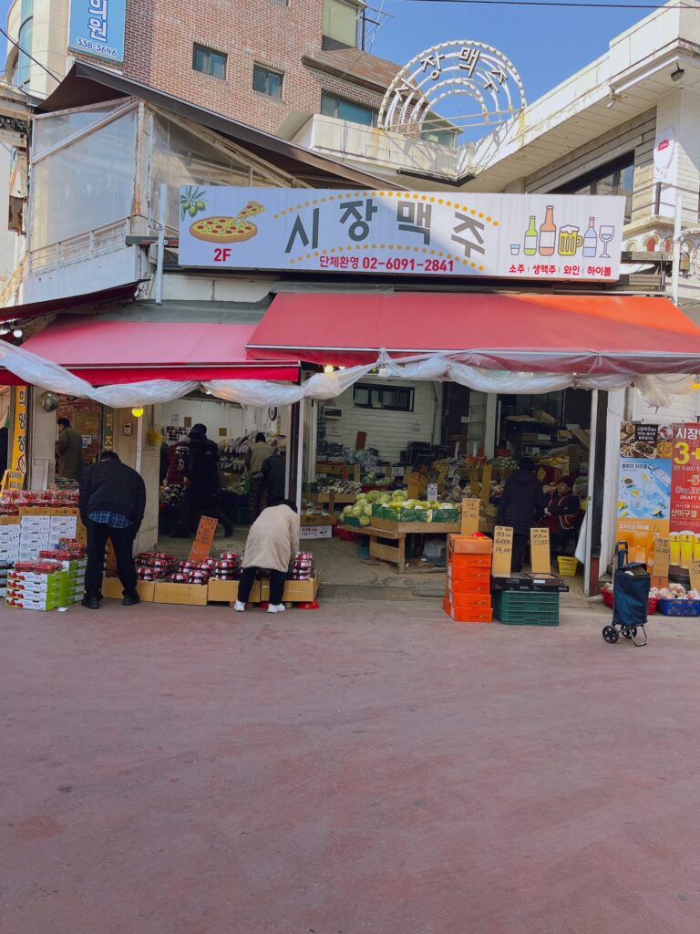 望遠市場
駅から望遠市場へ行くまでの八百屋さん