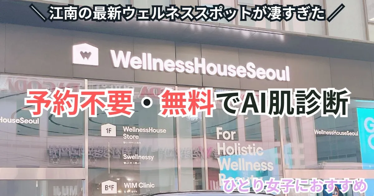 Wellness House Seoul 外観のアイキャッチ画像