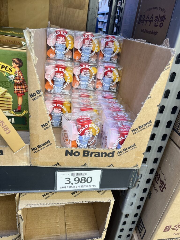韓国 No brandおすすめ商品「콜드브루 미니컵커피（コールドブリュー ミニカップコーヒー）」です