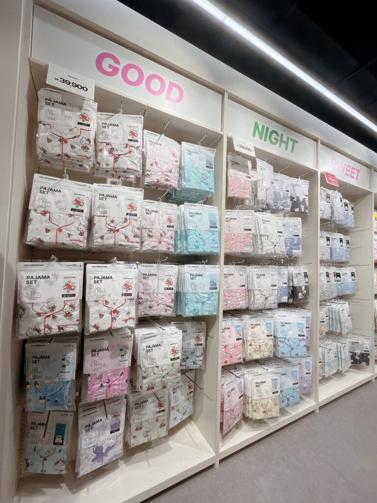 現代シティアウトレット東大門店コラボナイトウェアも大人気のSPAO