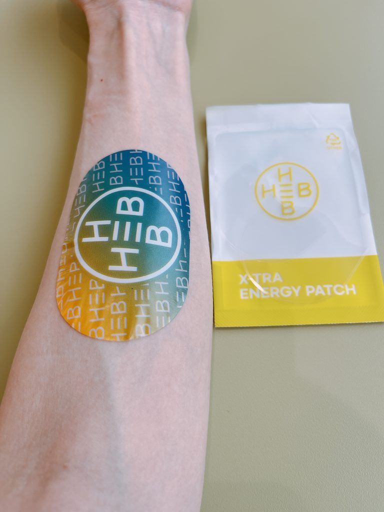DOOTA MALL東大門ウェルネスパッチ HEB PATCHです 手首の内側に貼ってみました