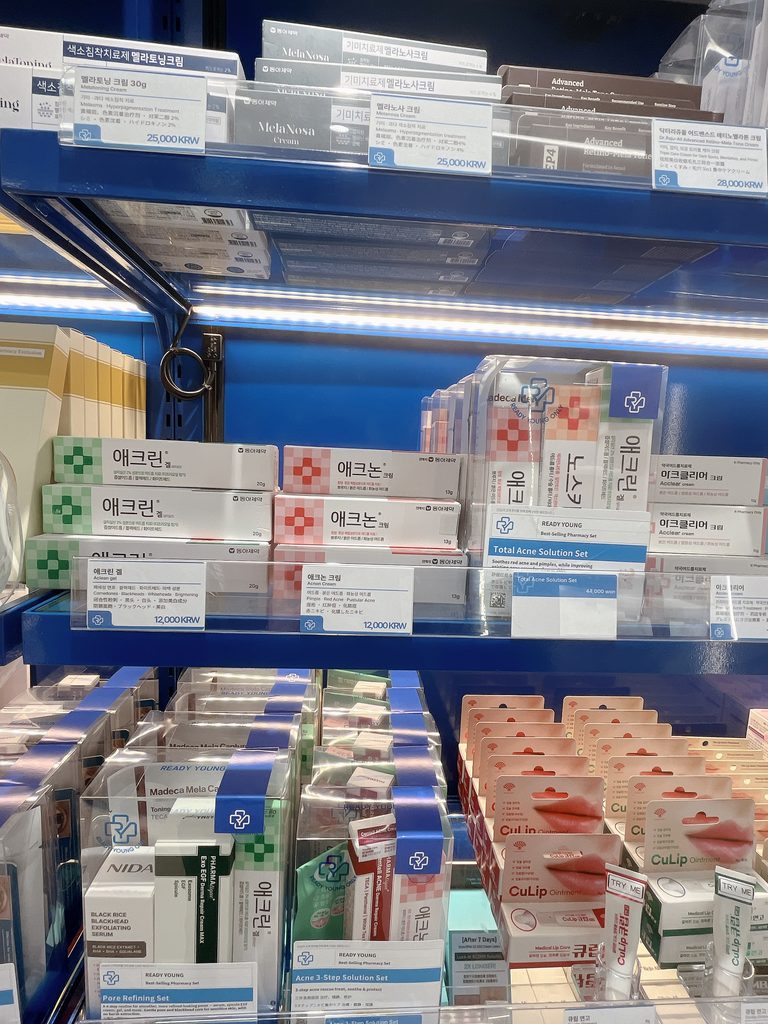 DOOTA MALL東大門お悩みに特化したセット売りなどもあり、分かりやすく並べられています
